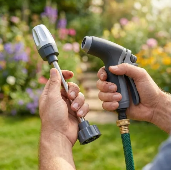 Attaching Power Blast Plus to a garden hose